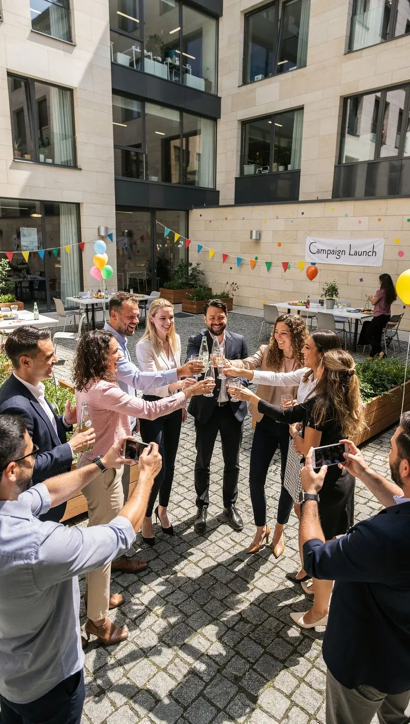 Prezentace ГєspД›ЕЎnГ© kampanД› na sociГЎlnГ­ch sГ­tГ­ch s grafickГЅmi statistikami.